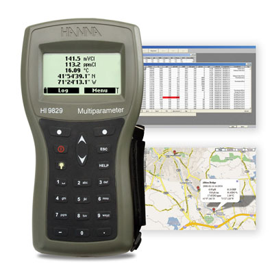 HI9829G高精度多參數水質分析水質測定儀【內置GPS、15項】
